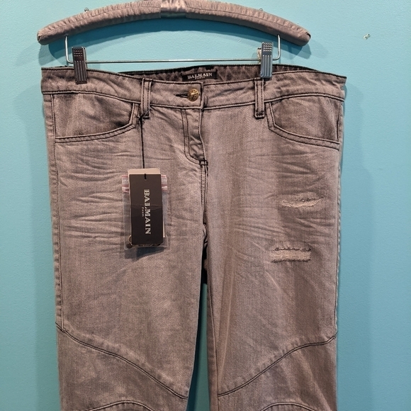 BALMAIN jeans size 8(40) BNWT - Picture 4 of 9